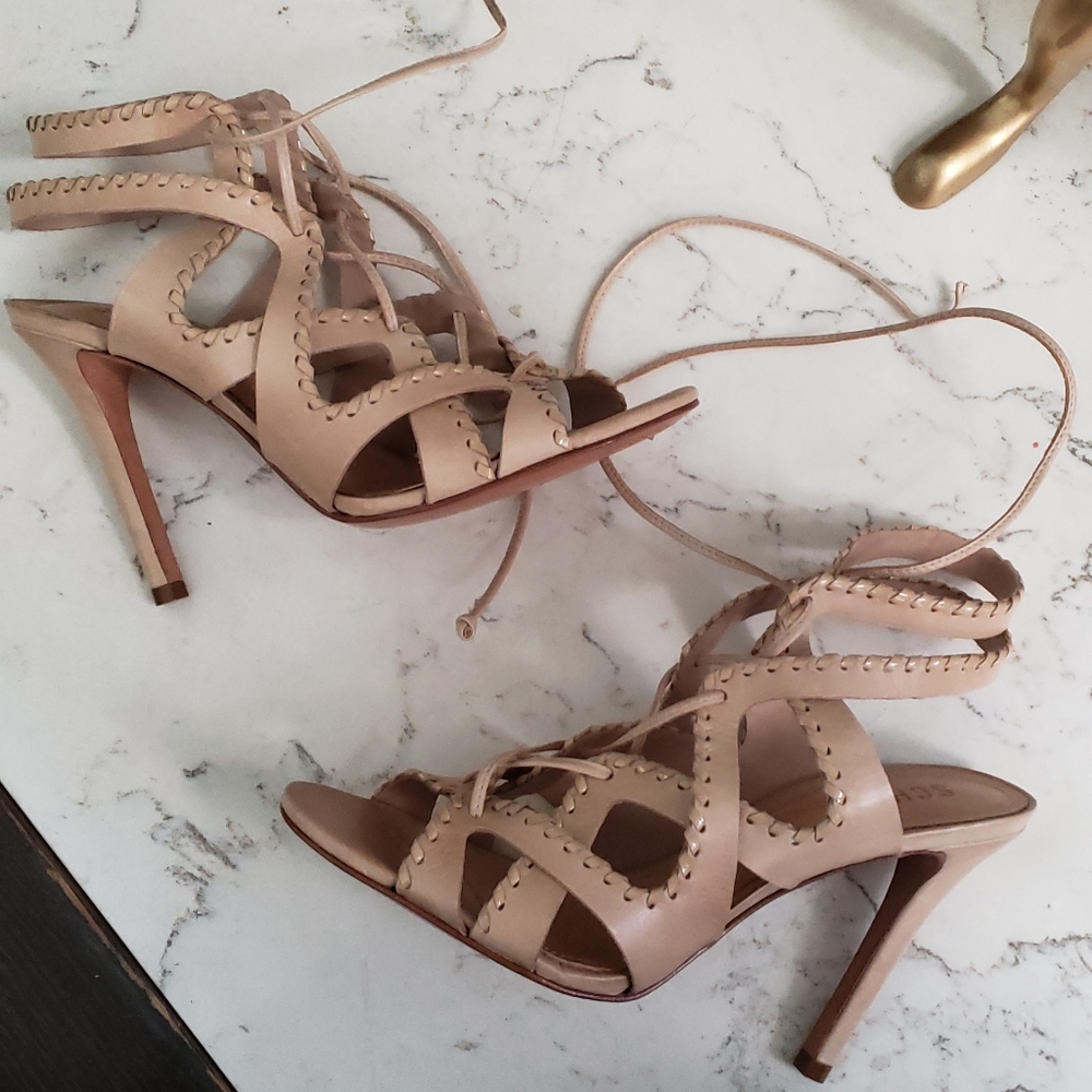 LENNA-Lace Up High Heel🔥